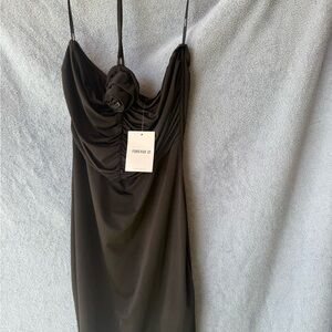 Forever 21 Strapless Black Dress
